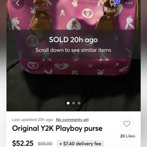 ISO pink playboy bag